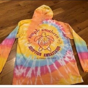 NWT simply Southern T-shirt hoodie